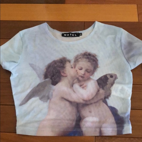 Motel Rocks Tops - mesh angel top.